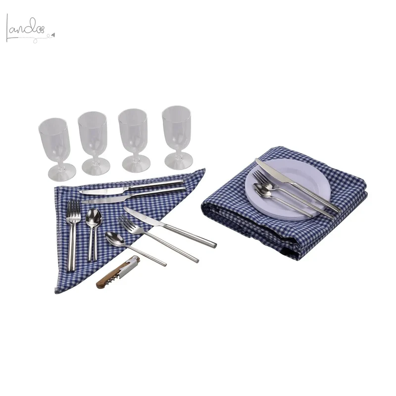 LAGUIOLE, Picknickkorb für 4 Personen,