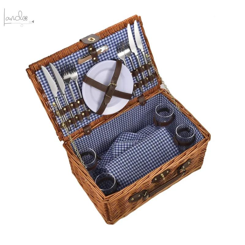 LAGUIOLE, Picknickkorb für 4 Personen,