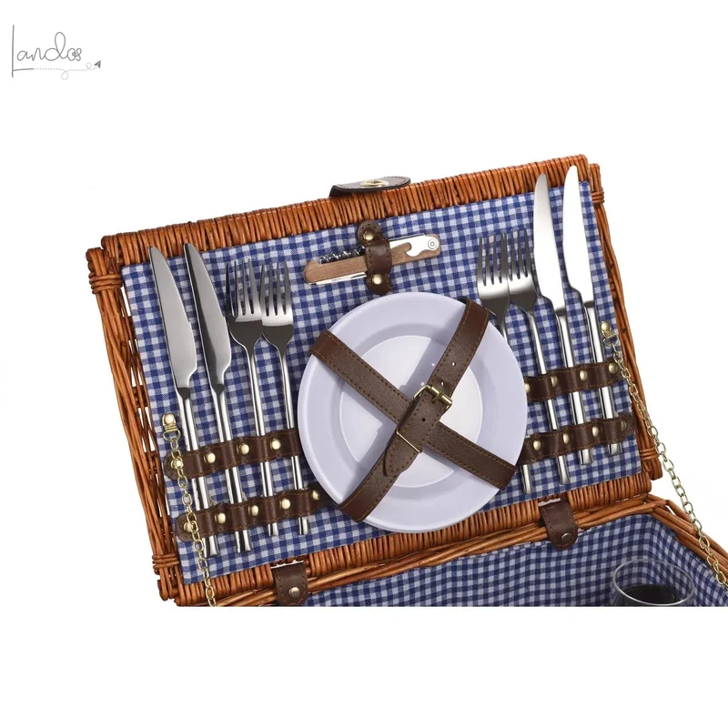 LAGUIOLE, Picknickkorb für 4 Personen,