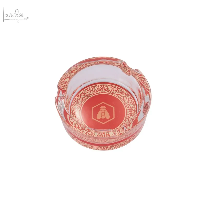 Runder Aschenbecher aus Glas von Laguiole
