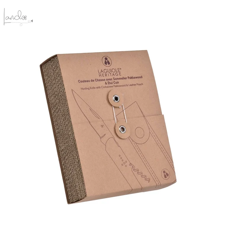 Sommelier-Taschenmesser Laguiole – Griff aus Pakkawood mit Etui