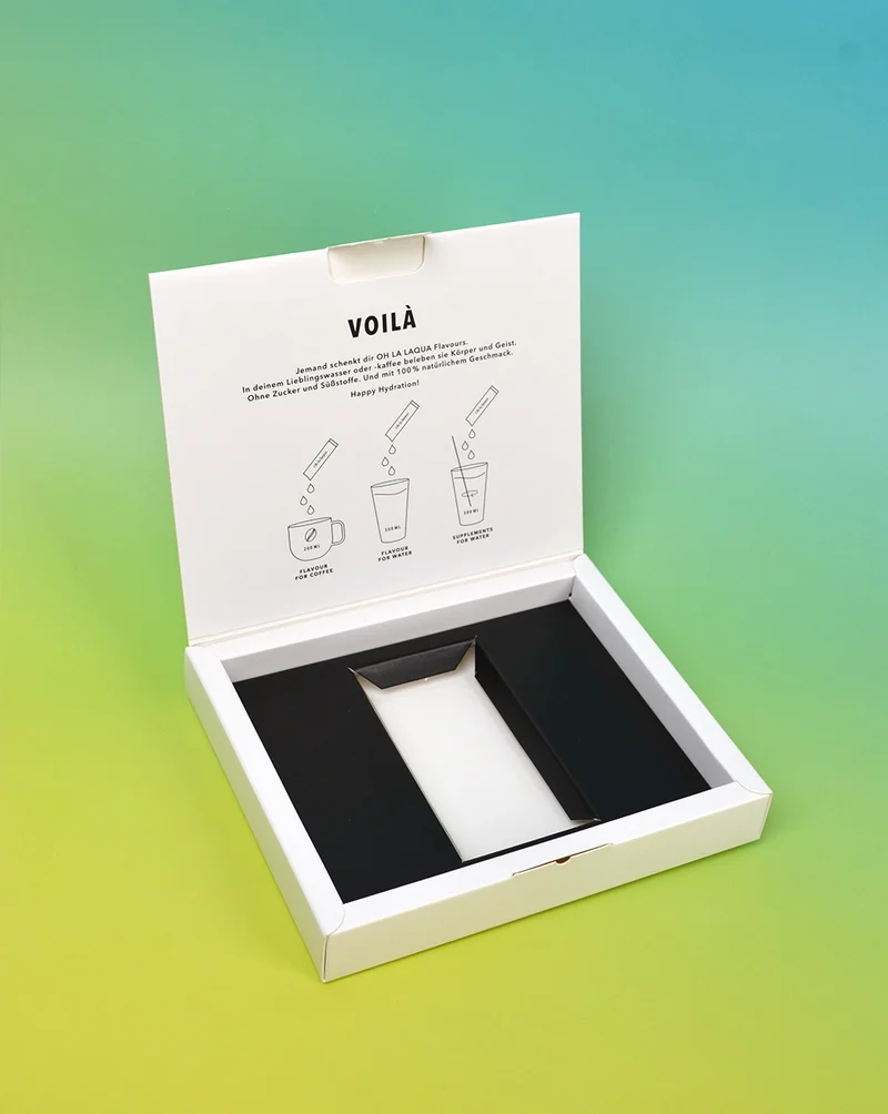 Geschenkbox für 1 Packung ᛫ G'SCHENKT