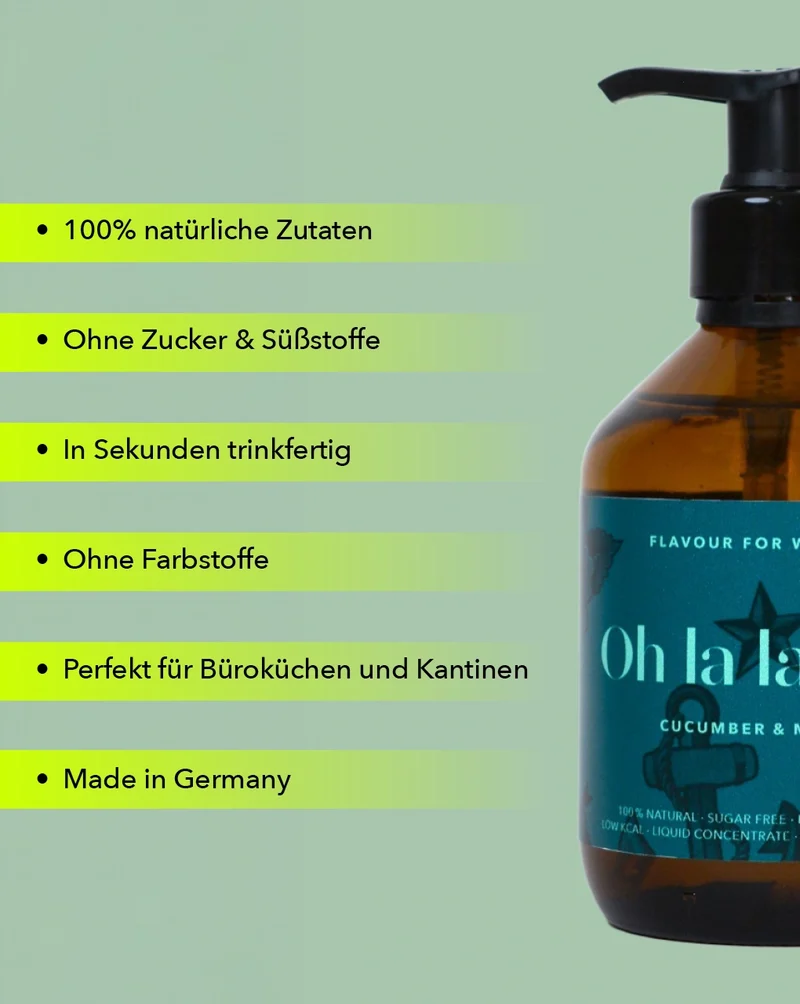 GURKE & MINZE | 300ML GLASFLASCHE