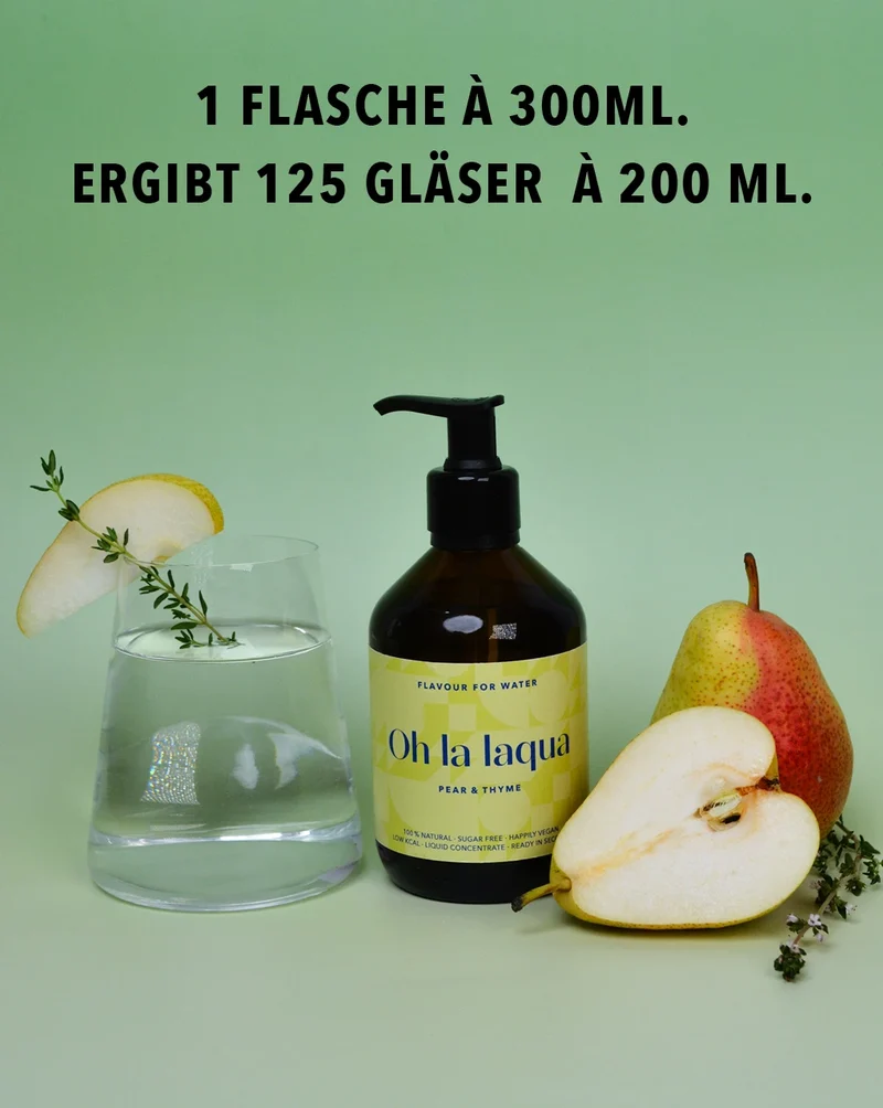 BIRNE & THYMIAN | 300ML GLASFLASCHE