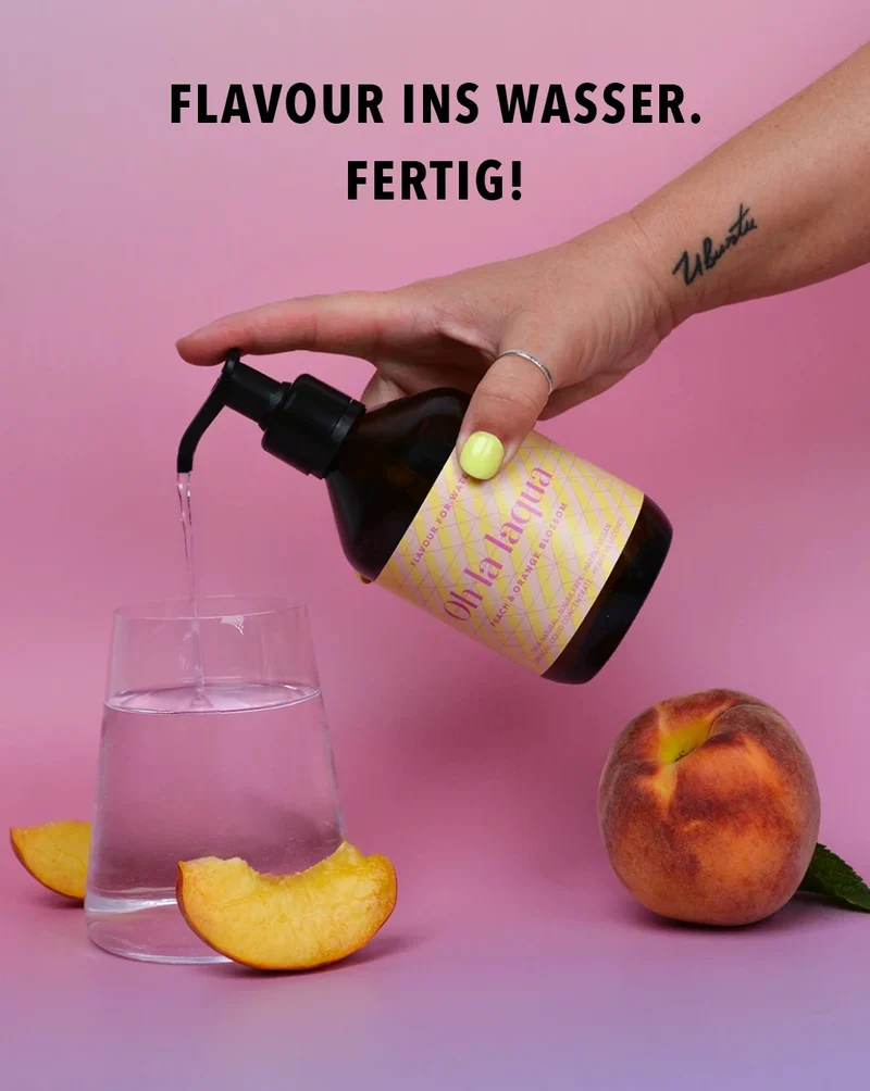 PFIRSICH & ORANGENBLÜTE | 300ML GLASFLASCHE