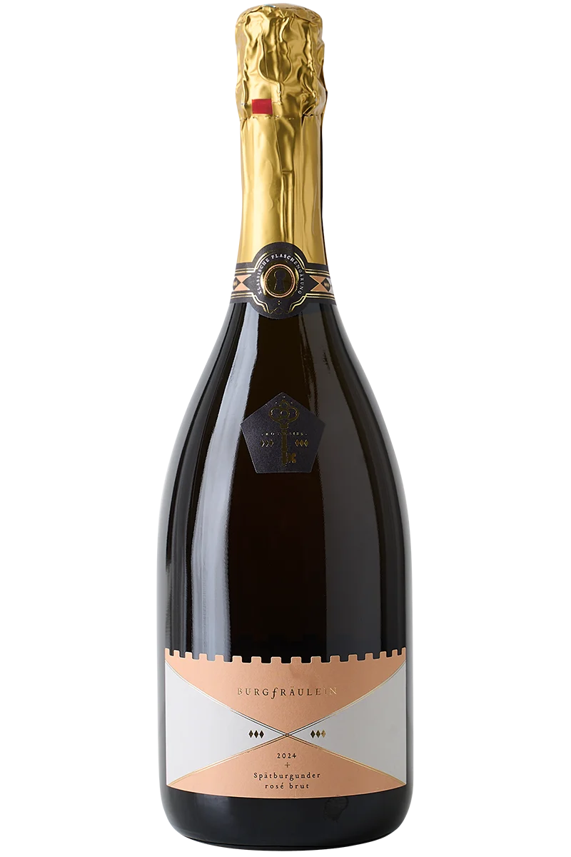 Burgfräulein Spätburgunder Rosé brut 2024 Sekt bA Baden