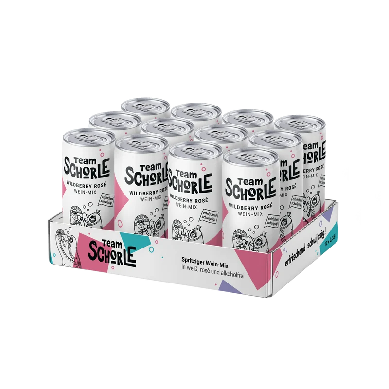 TeamSchorle "wildberry rosé" (12 x 0,33 l)