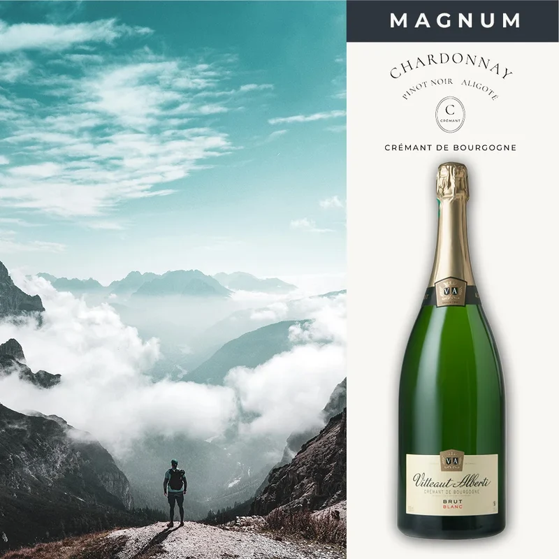 Magnum-size: Cremant de Bourgogne brut - 1,5L