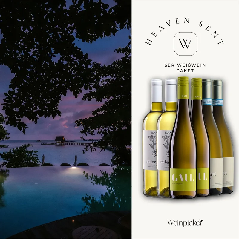 Perfektes Weinpaket: Weißwein - 6x 0,75L