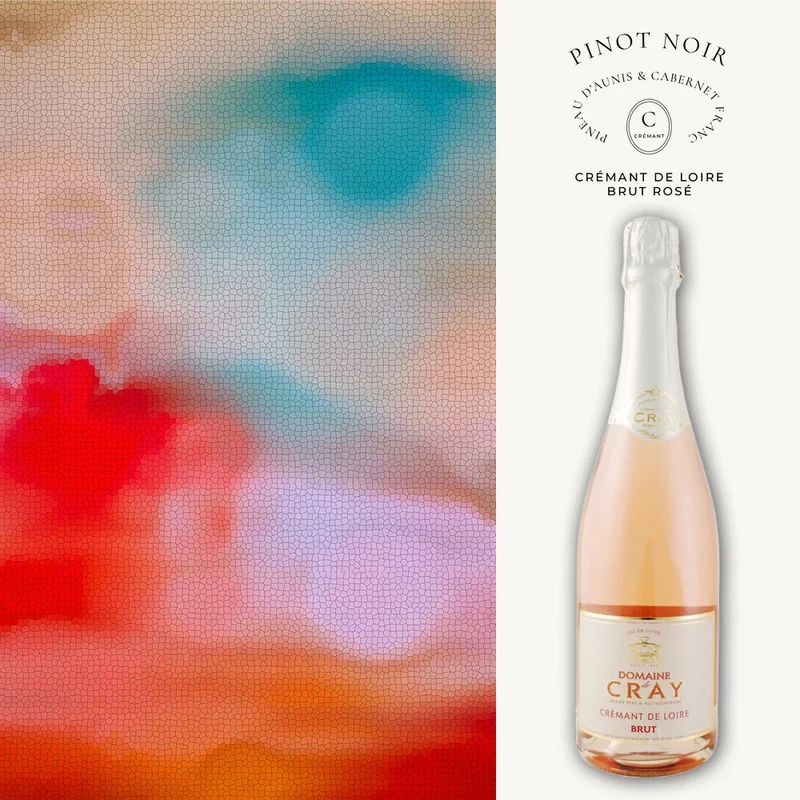 Cremant de Loire brut rosé: Domaine de Cray - 0,75L