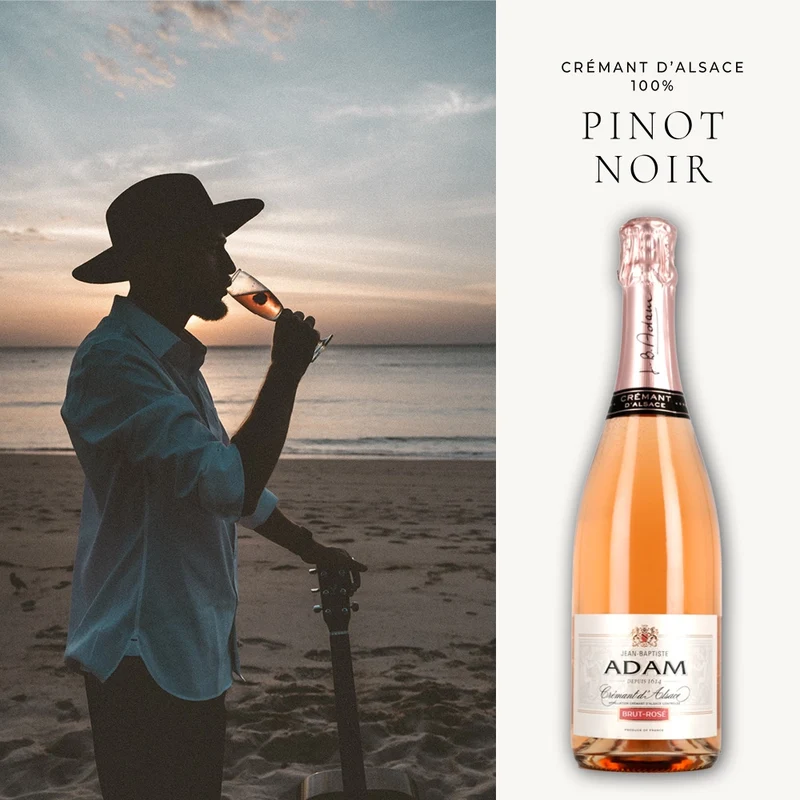 Crémant d'Alsace Brut Rosé: Jean-Baptiste Adam - 0,75L