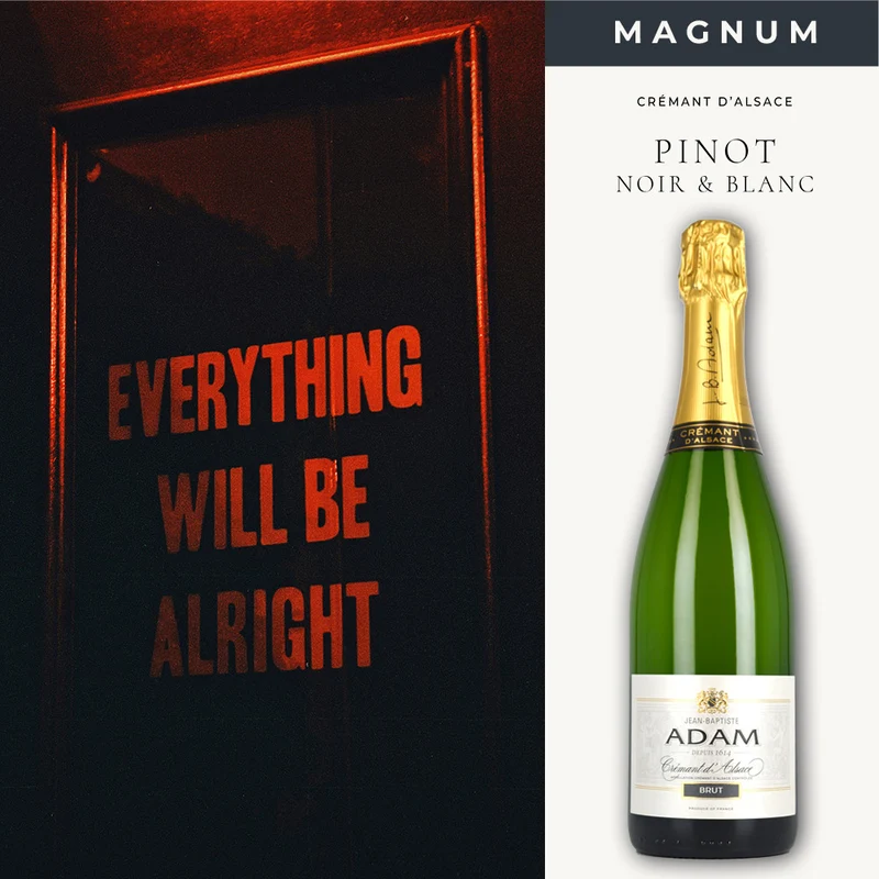 Magnum Flasche: Crémant d'Alsace brut - 1,5L