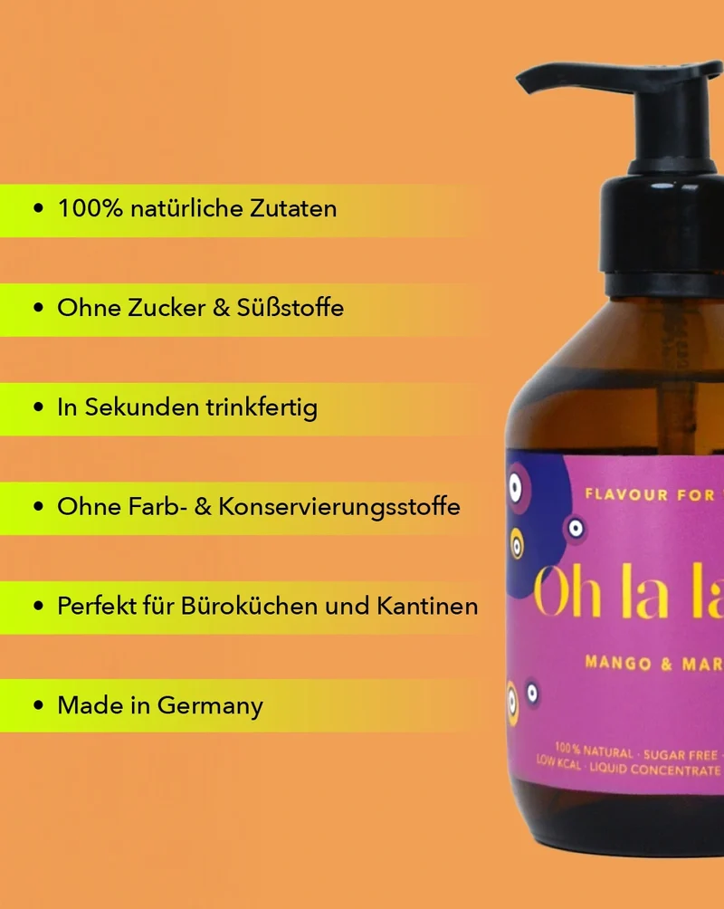 MANGO & MARACUJA | 300ML GLASFLASCHE