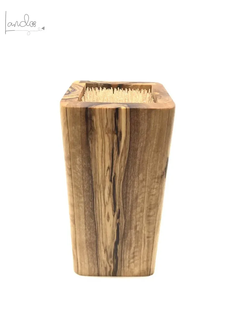 Utensilienblock DESIGN für Küchenutensilien, aus Olivenholz