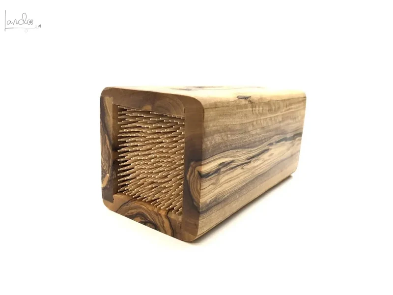 Utensilienblock DESIGN für Küchenutensilien, aus Olivenholz