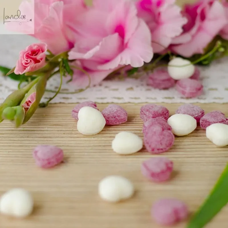 Naschbeutel Für Dich Bonbon Herzen vegan Geschenk