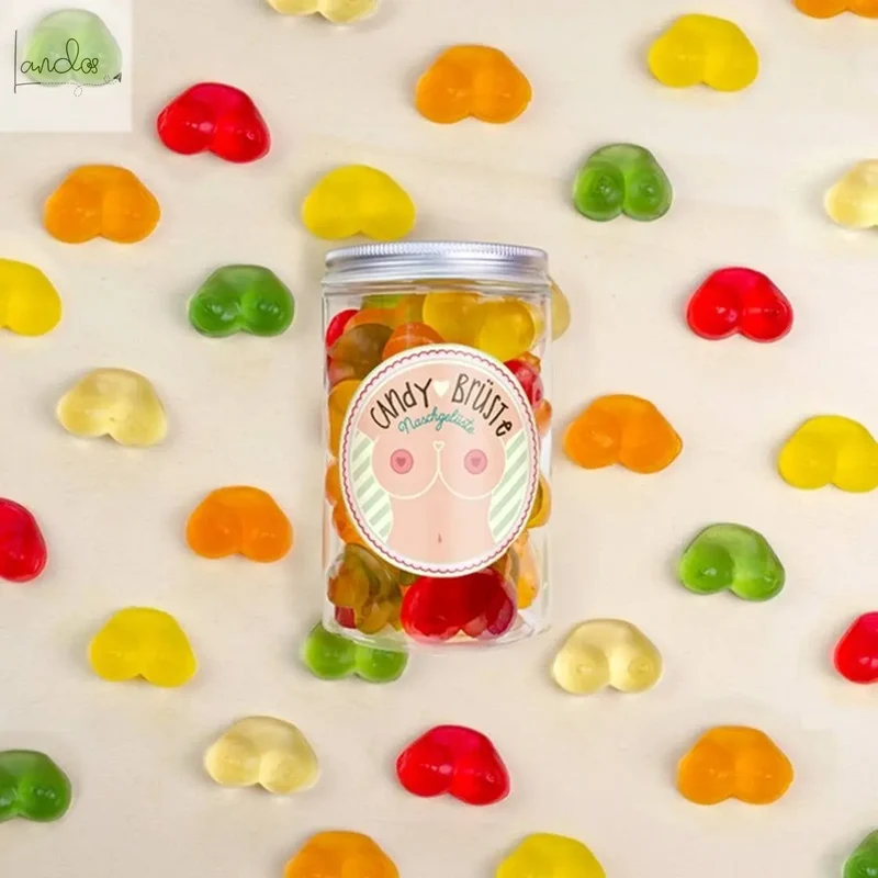 Candy Brüste Naschdose M Fruchtgummi Geschenkdose für JGA