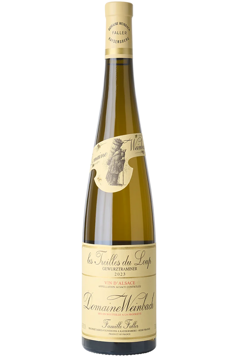 Gewurztraminer Les Treilles du Loup Alsace AOC 2023 Bio