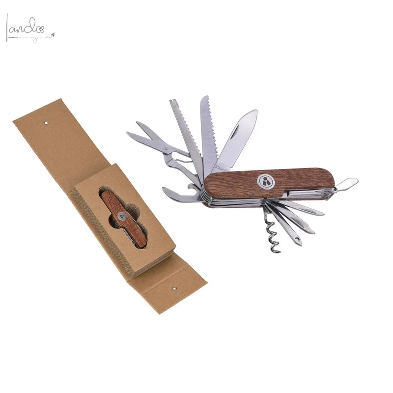 Laguiole Heritage Multifunktionsmesser mit Griff aus Rosenholz