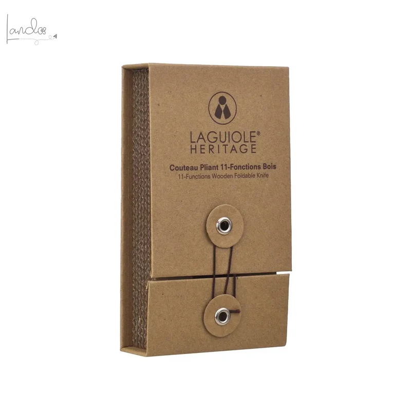 Laguiole Heritage Multifunktionsmesser mit Griff aus Rosenholz