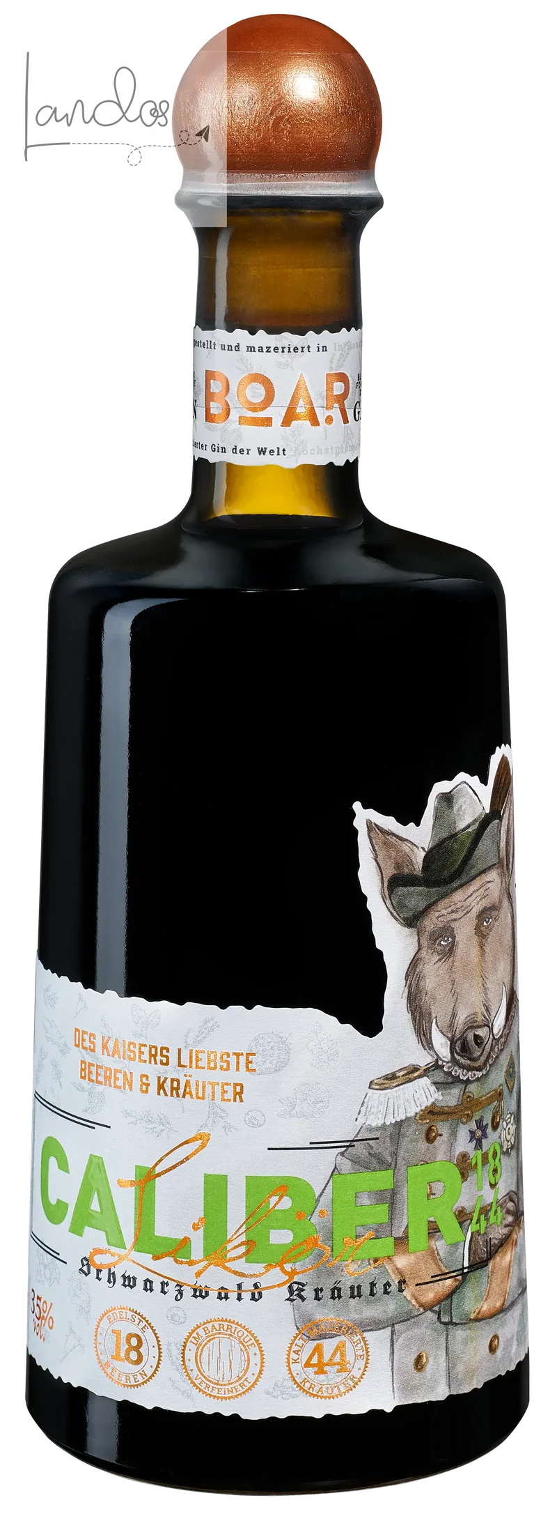 Caliber1844 - Schwarzwald Gin-Likör mit Beeren & Kräutern