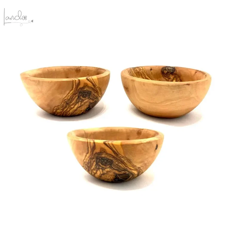 Tapas Schale rund Ø 10 cm Olivenholz