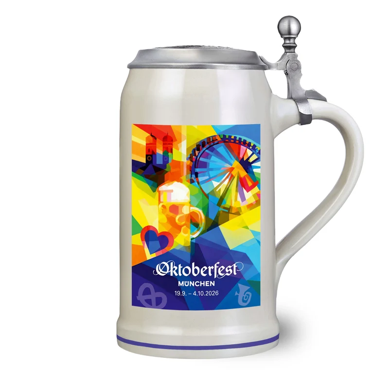 Offizieller Wiesnkrug 2026 mit Zinndeckel
