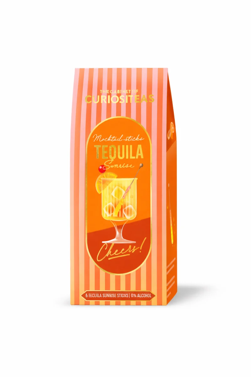Mocktail Sticks Tequila Sunrise (6 Stück pro Packung)