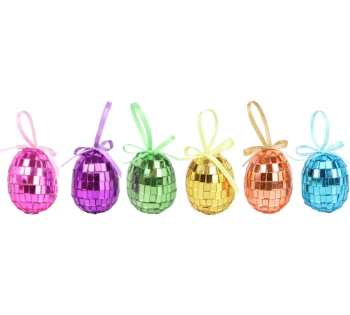Mosaikeier „Easter Glam“ – Bunte Spiegel-Dekoeier