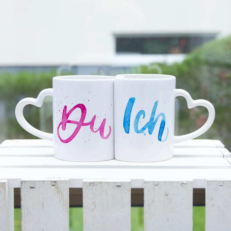 Partnertasse "Du & Ich"