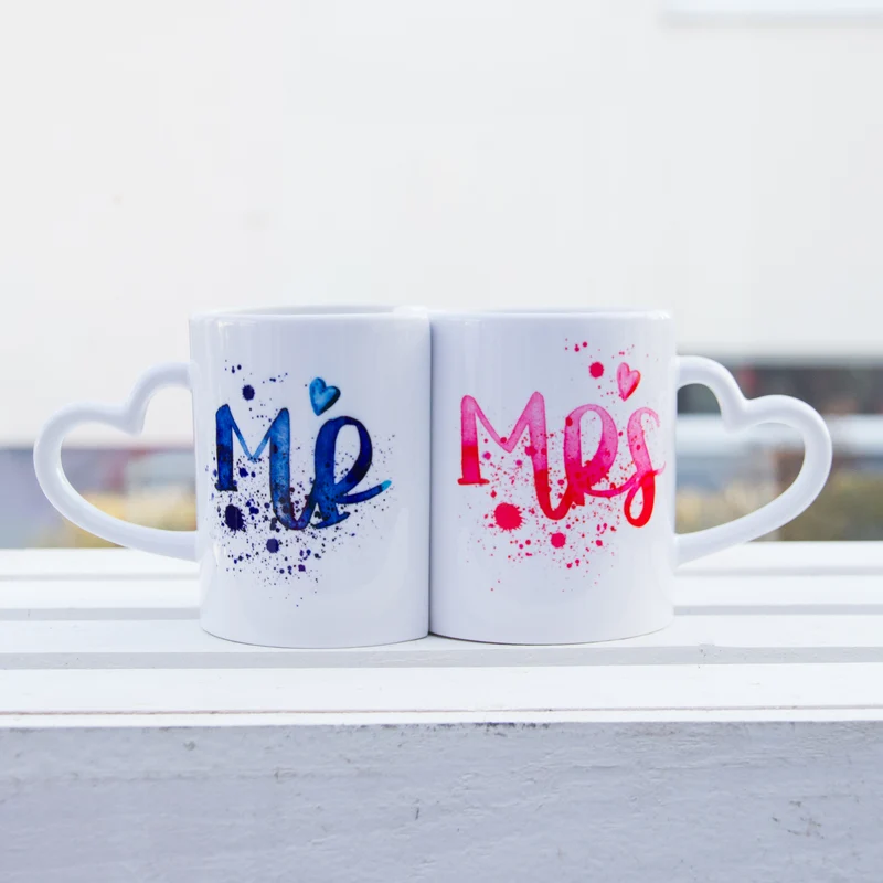 Partnertasse "Mr. und Mrs."
