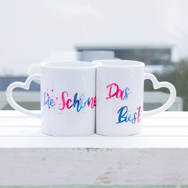 Partnertasse "Die Schöne und das Biest"
