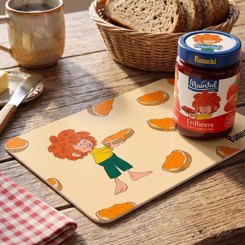 Pumuckl® Frühstücks-Set "Brettl und Konfitüre"