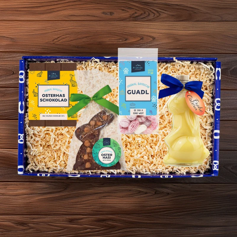 Geschenkbox "Gruaß vom Osterhas"