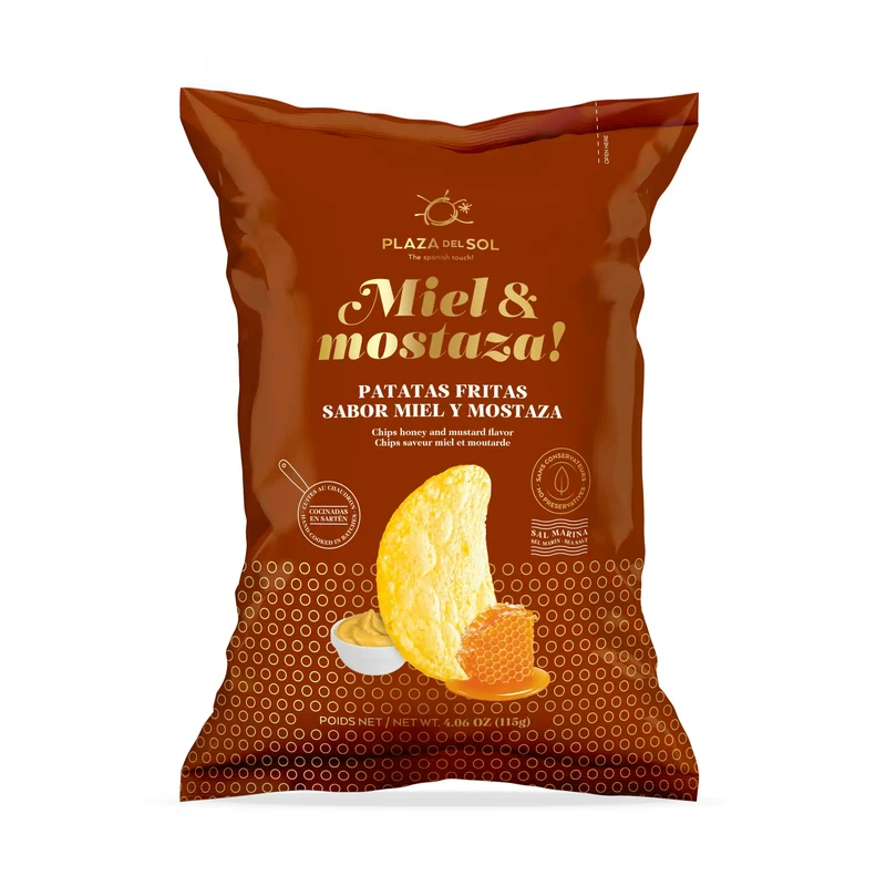 Potato chips Miel&Mostaza! (Honey and mustard flavor) 115g