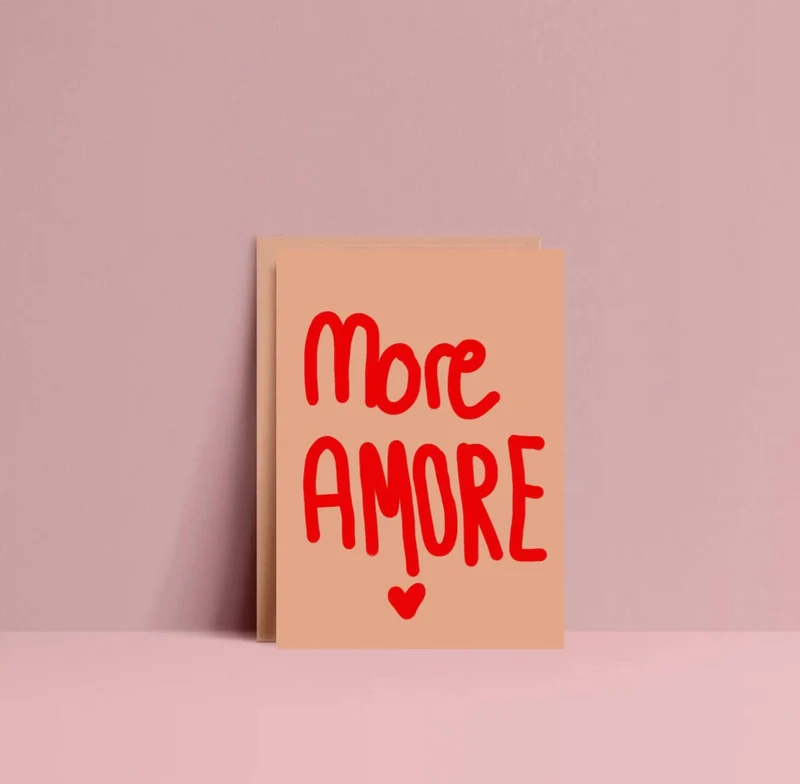 * More Amore * Postkarte