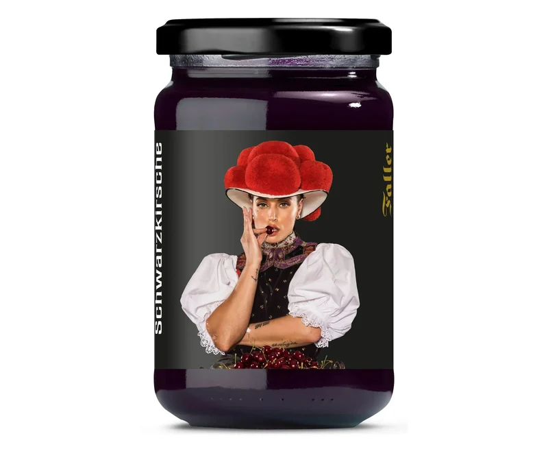 Schwarzkirsch-Konfitüre – 330 g