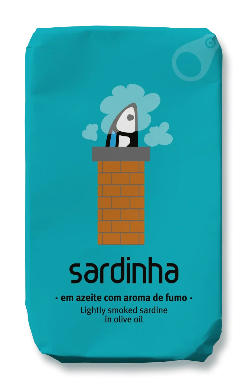 Sardine in olive oil with smoke aroma