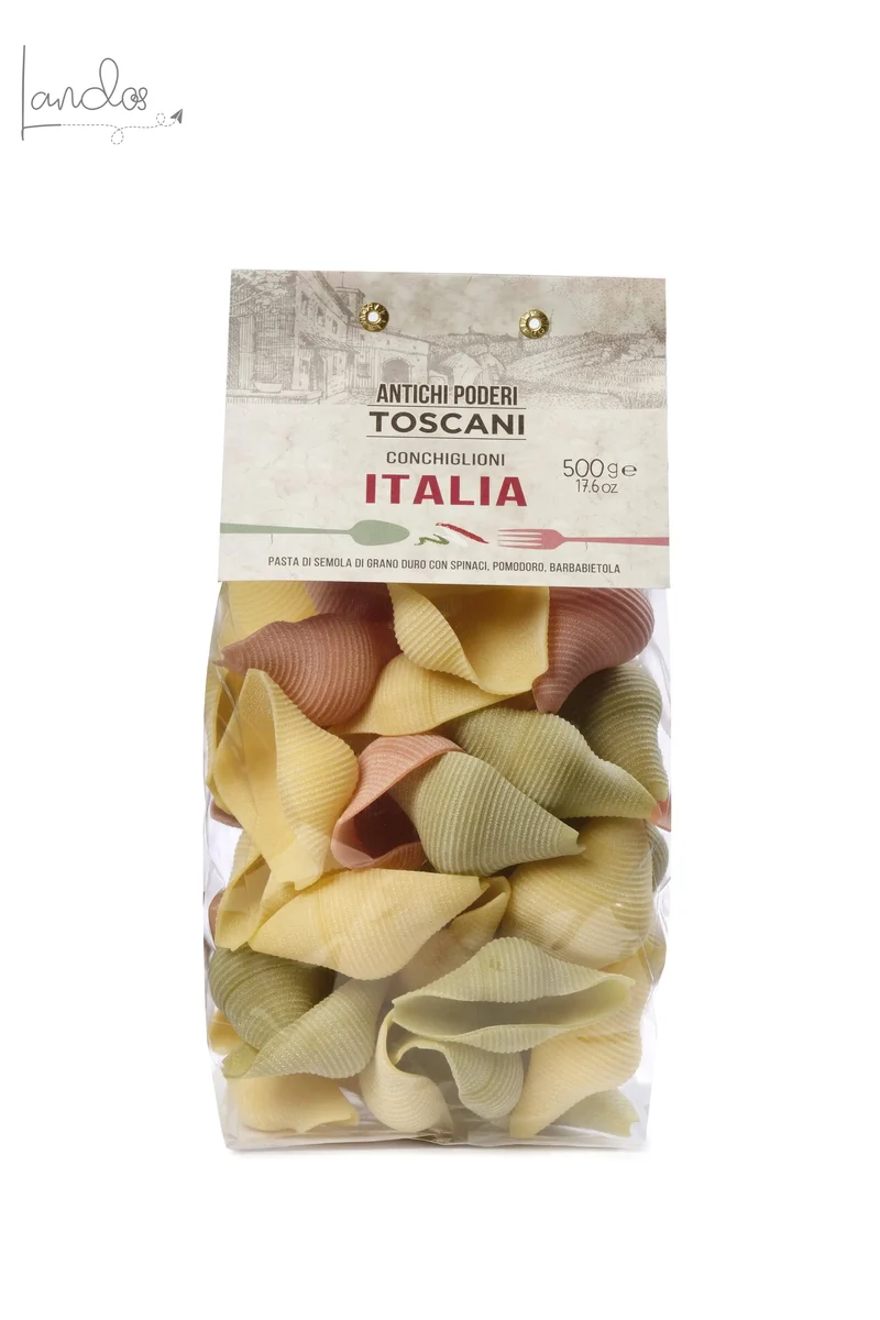 Conchiglioni mit Tomate und Spinat