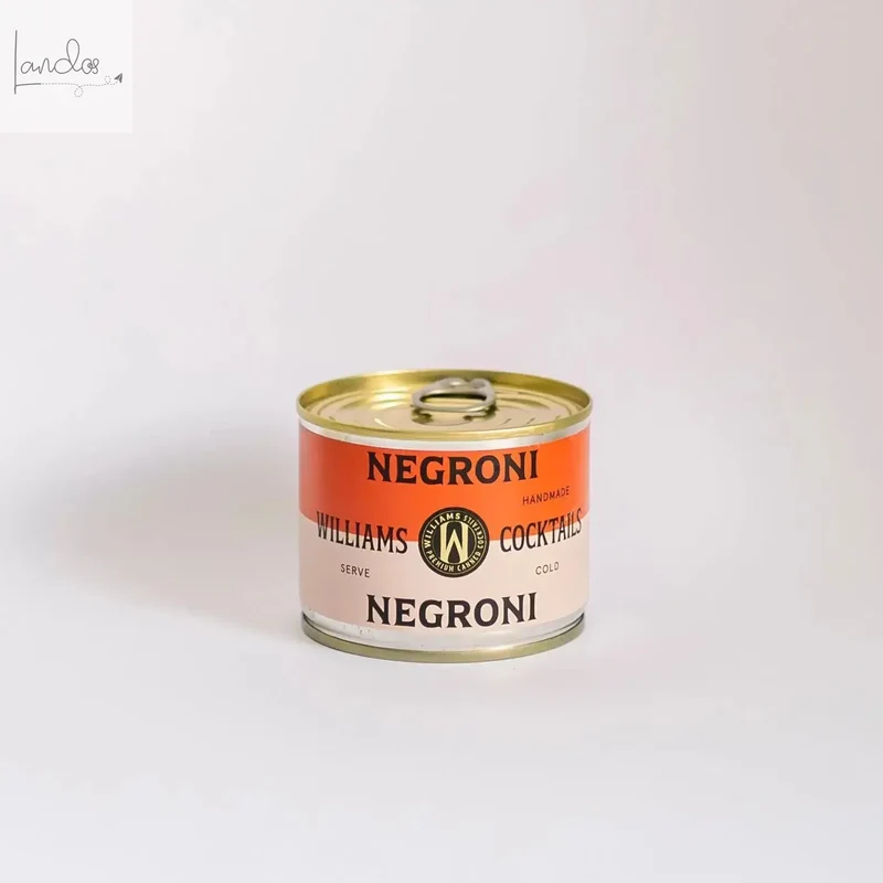 Negroni-Cocktail in der Konservendose