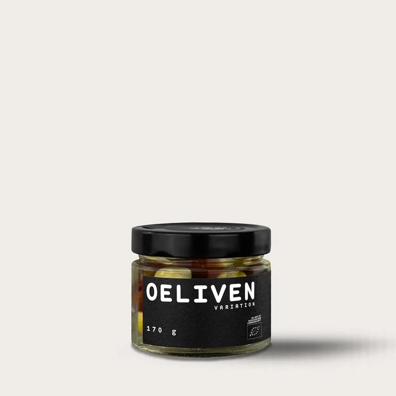 OELiven Mix-Variation 170 g - Gemischte Oliven mit Kräutern