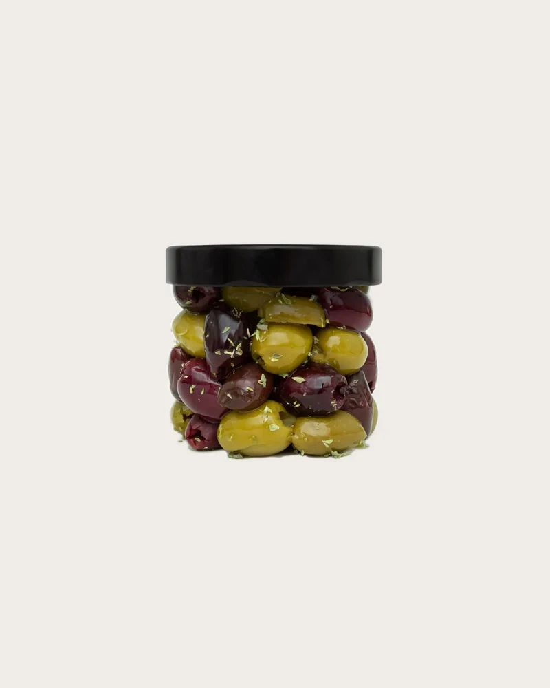 OELiven Mix-Variation 170 g - Gemischte Oliven mit Kräutern