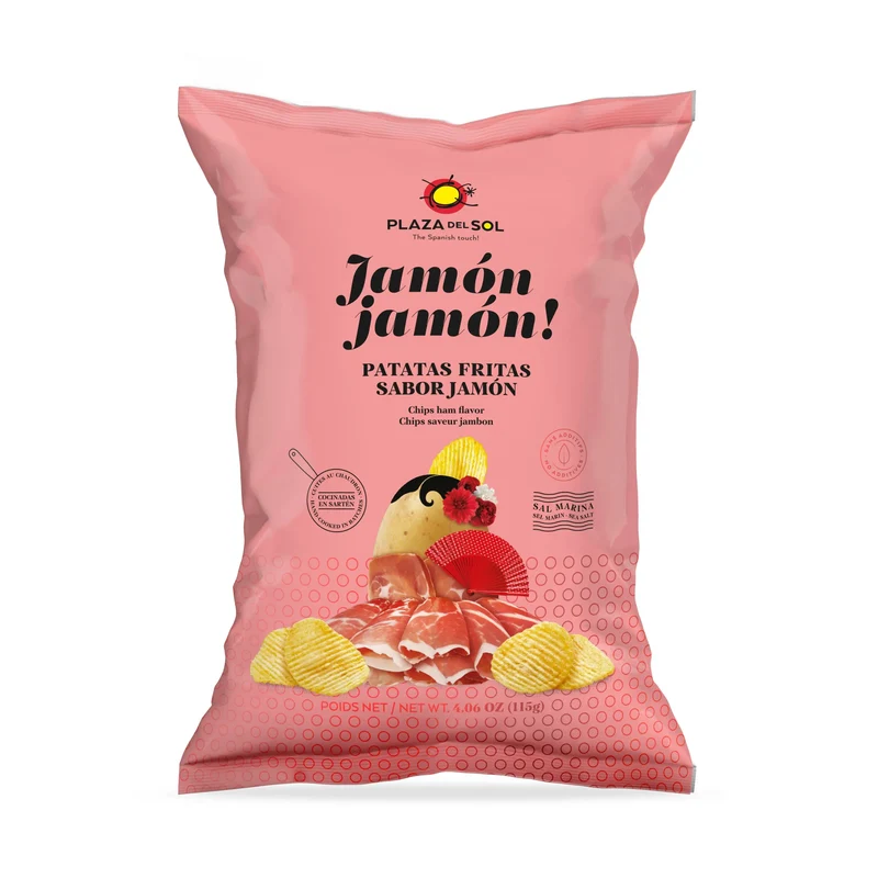 Kartoffelchips Jamón Jamón! (spanischer Schinken-Geschmack) 115 g