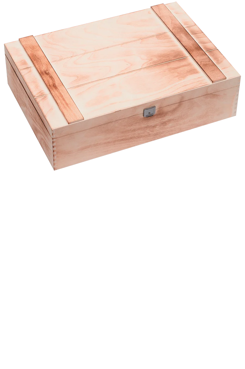 Vintner's_box_3er Holzkiste geflammt mit Holzwolle versandfertig*