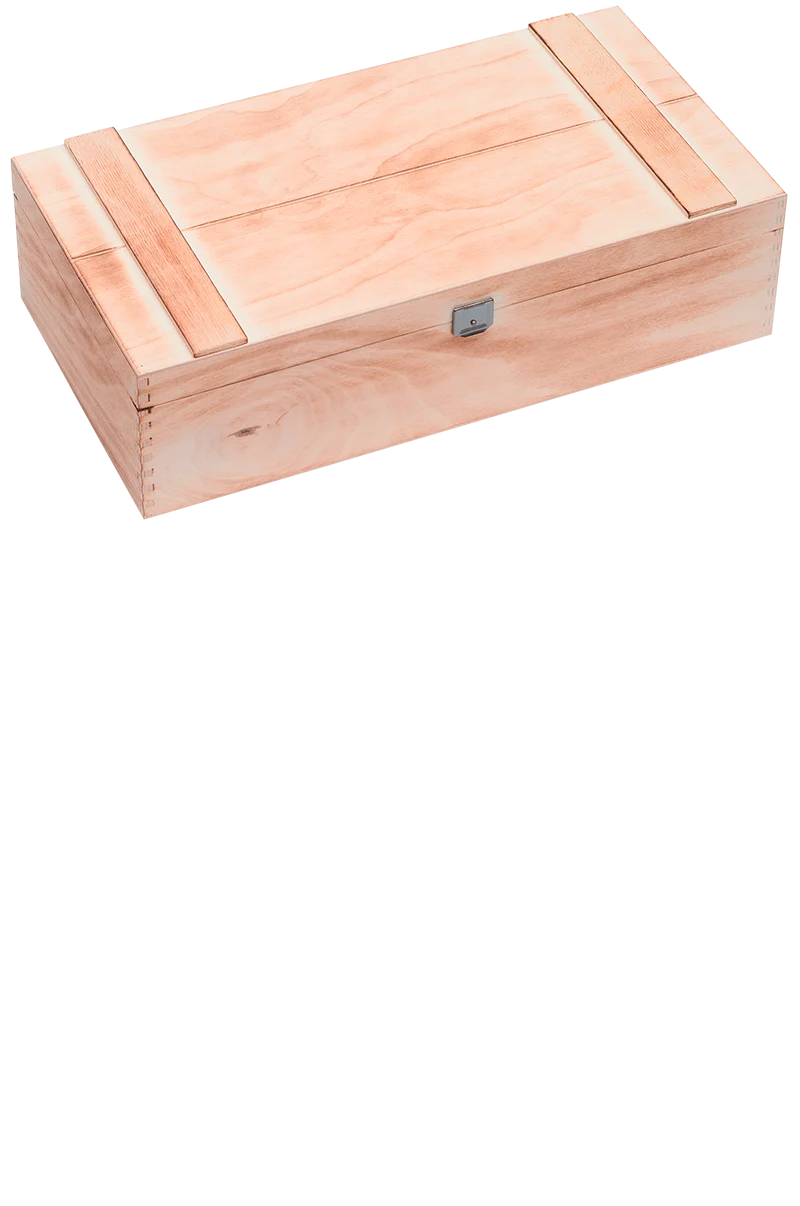 Vintner's_box_2er Holzkiste geflammt mit Holzwolle versandfertig*