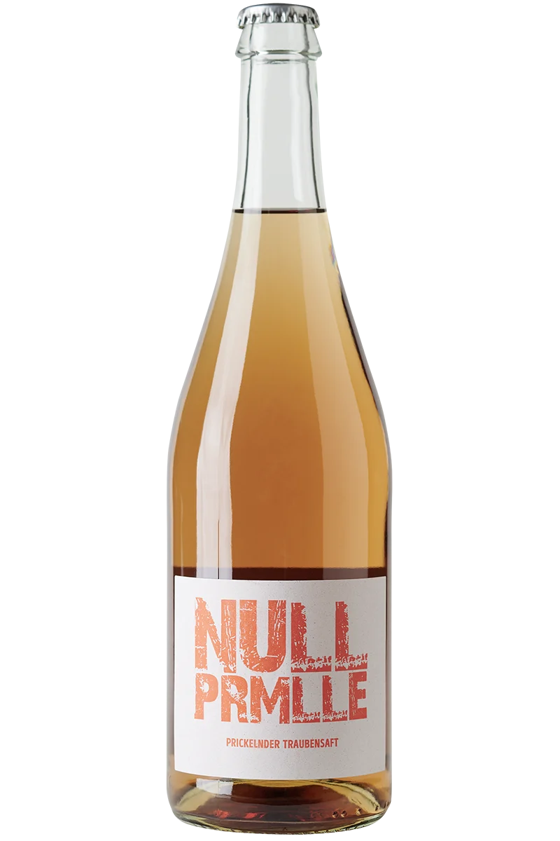 NULL PRMLLE Naturreiner Traubensaft mit zugesetzter Kohlensäure