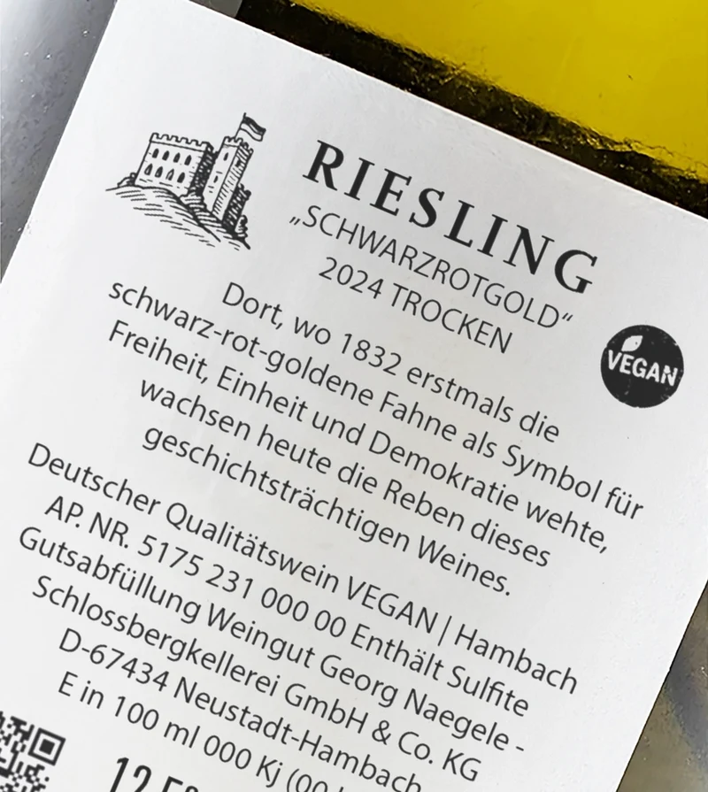 2025 RIESLING "Schwarz-Rot-Gold" trocken