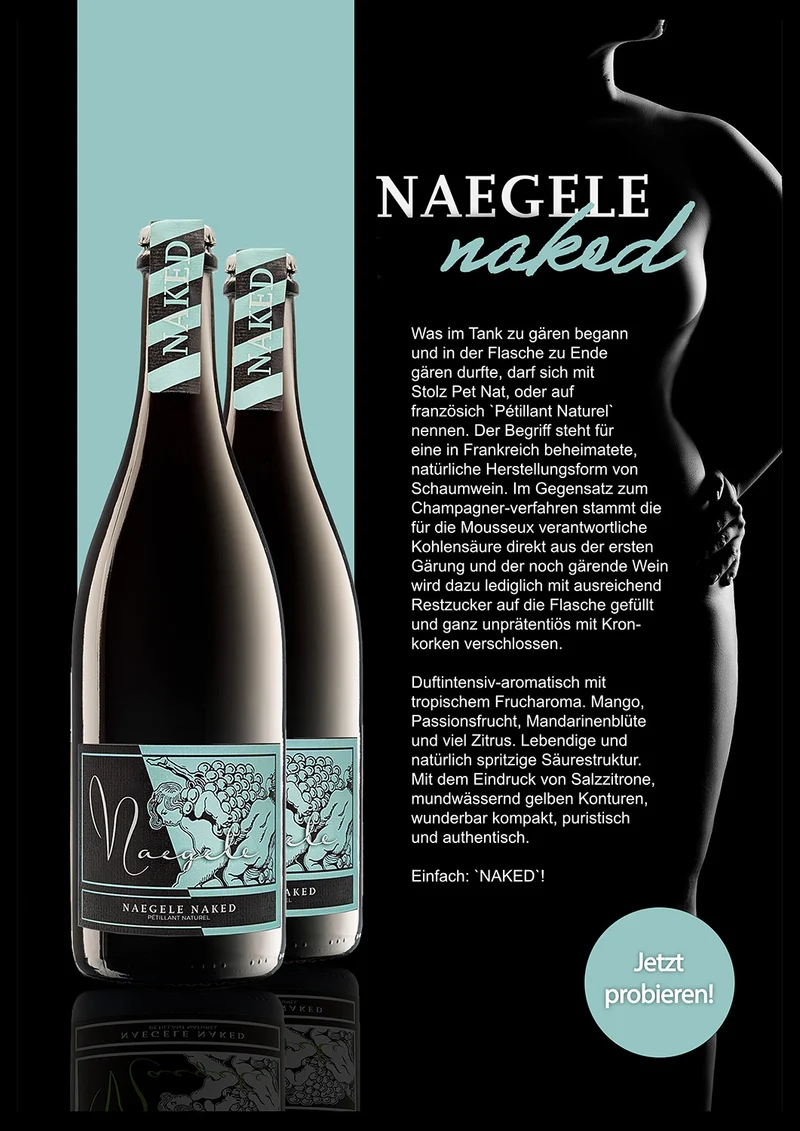 2023 "NAEGELE NAKED" Pétillant Naturel