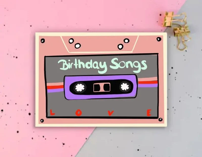 * Kassette * Postkarte