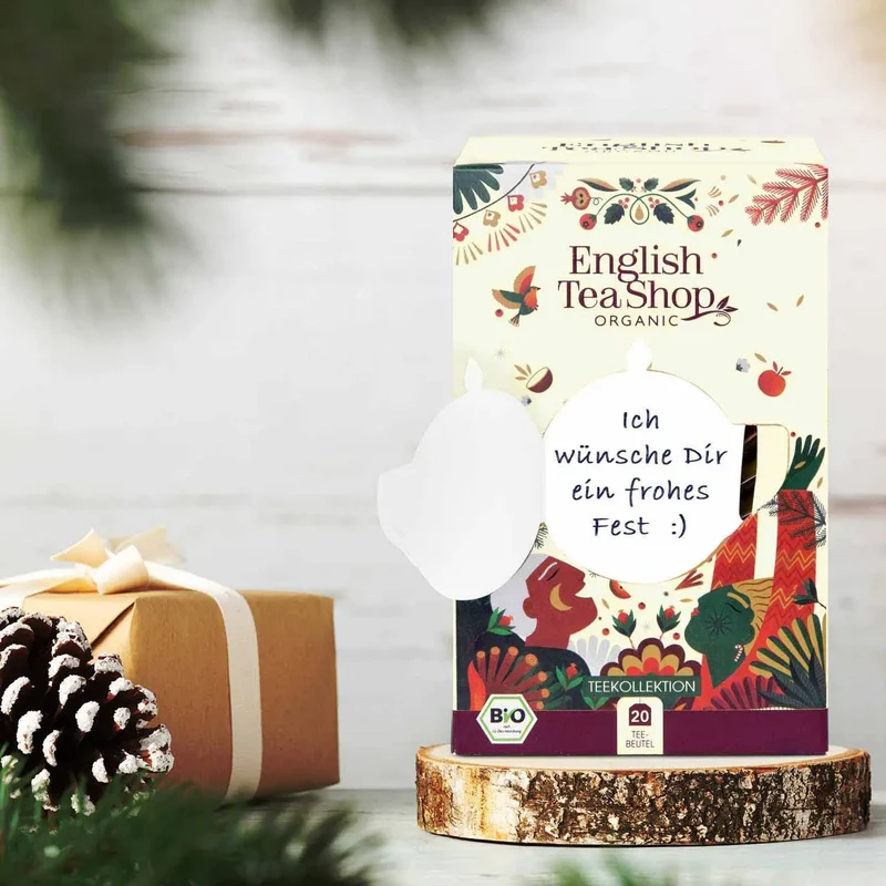 ETS Tea Gift "Merry Christmas", ORGANIC 20 Bags 5 Varieties